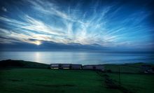 Llyn Peninsula exterior at dusk
