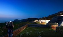 Llyn Peninsula view from terrace at dusk