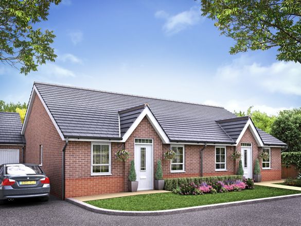 An artist’s impression of the bungalows coming soon to Barratt Homes’ The Grange development 
