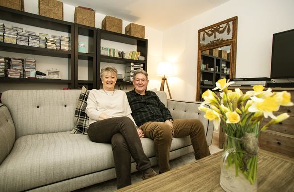 Alan and Jan Prevost in their new Kier Living home Alan and Jan Prevost in their new Kier Living home