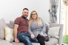 Mark and Allanah in their Bovis Homes Chiltern View property