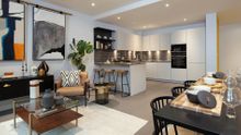 Lazenby Square - living area