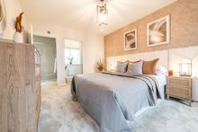 Master bedroom with en-suite and stylish dressing area 
