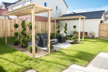 Cavanna Homes show home garden 