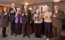 Aimee Clayton, Simon Crewe, The Lord Mayor of Bradford and homeowners from The Spindles in Menston