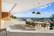 State of the art villa with views across the Bay of Palma in Son Vida. 11.5 million euros