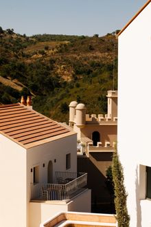 Close up of Ombria Algarve architecture
