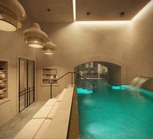 Communal spa area of Can Granada in Old Town Palma