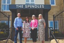 James Lloyd, Director of Policy & Communications at ARCO, Alexandra Johnson, Sales & Marketing Director for Adlington Retirement Living, Anna Dixon MP, and Jane Alexander, GM at The Spindles