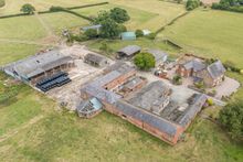 A bird’s eye view of Haughton Farm, near Ellesmere.