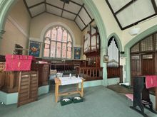 Inside Greenfields Methodist Church, Shrewsbury