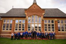 RBL and Backhouse at Southfield Primary School for Remembrance Day