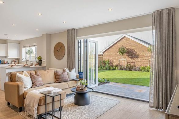 Interior of the show home at The Hamlet.