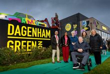 (L-R: Councillor Muhib Chowdury, the Mayor of Barking and Dagenham, Cllr Princess Bright, Margaret Mullane MP, Andy Hill, Group Chief Executive of The Hill Group, Tracy Goodman, Daughter of Dora Challingsworth and Angela Wood, Deputy Executive Director of