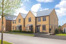 A typical street scene at David Wilson Homes' Wintringham development