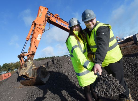 Katie Yates, Sales Manager, and Carl Gough, Site Manager at The Limes Katie Yates, Sales Manager, and Carl Gough, Site Manager at The Limes