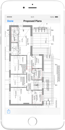 Buildcloud app stores your latest drawings