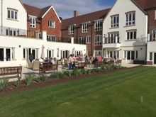 Guests enjoying the fine weather at Richmond Aston-on-Trent