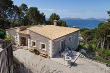 Villa overlooking the Bay of Formentor, north Mallorca.  From 6,600 euros pw.