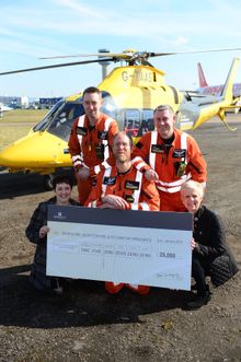 SGB_2666 - The cheque for £25,000 was presented to the Air Ambulance.