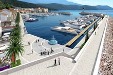 Lustica Bay Marina promenade
