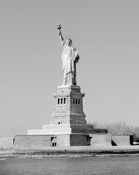 Statue of Liberty (c) Bill Wallace. Landmarks of New York exhibition at the RIBA in September