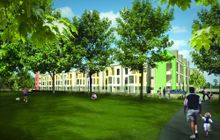 Hulton Square view from Ordsall Park