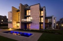 Tanalach Exterior at Night