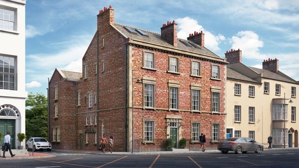 52 Old Elvet, a Grade II listed building in Durham city, was to be transformed into 12 luxury homes.